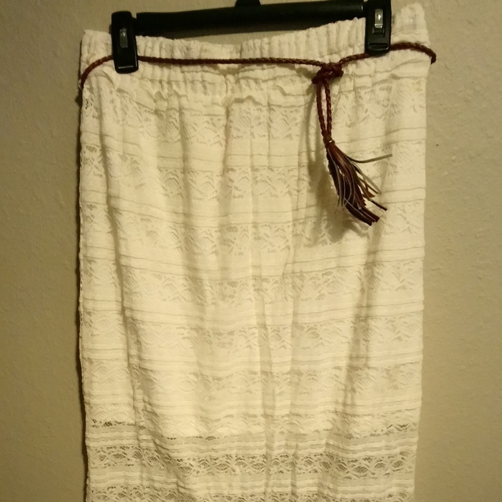 White Maxi Skirt